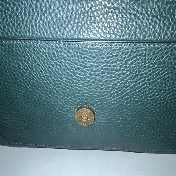 Pre loved pebbled leather fossil crossbody handbag - Picture 10 of 16